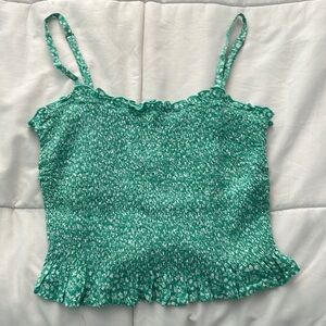 Hollister Green Tank/Tube top